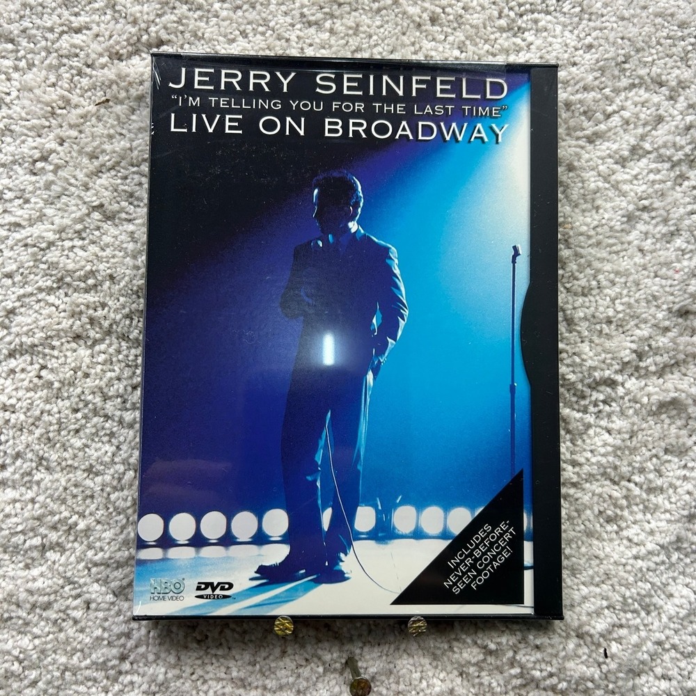 JERRY SEINFELD I'M TELLING YOU FOR THE LAST TIME 1998 DVD Live on Broadway
